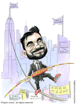 click or tap to zoom New York mayoral candidate Zohran Mamdani