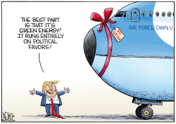 click or tap to zoom Air Force One Gift Qatar Trump Bribe