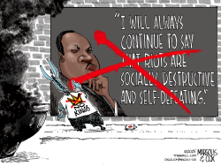 click or tap to zoom The Left Says No To Martin Luther King