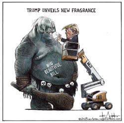 click or tap to zoom Donald Trump unveils new frangrance