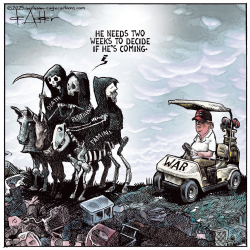 Trump as War needs two more weeks