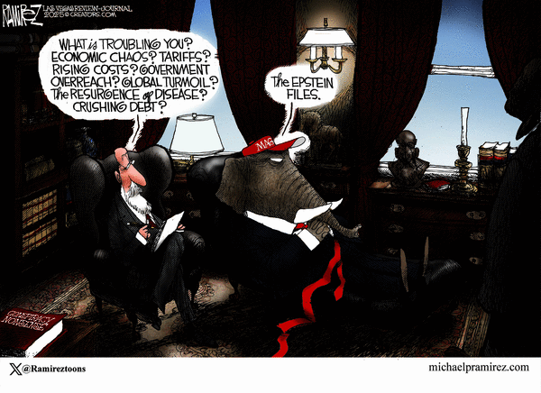 click or tap to zoom Michael Ramirez for 7/16/2025