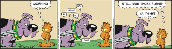 click or tap to zoom Garfield for 7/23/2025