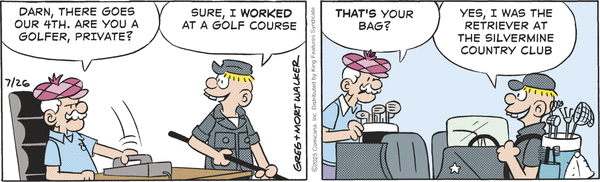 click or tap to zoom Beetle Bailey for 7/26/2025