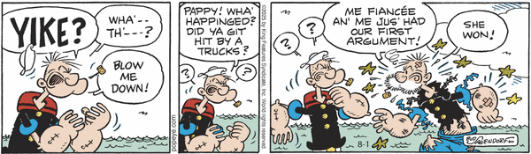 click or tap to zoom Popeye for 8/1/2025