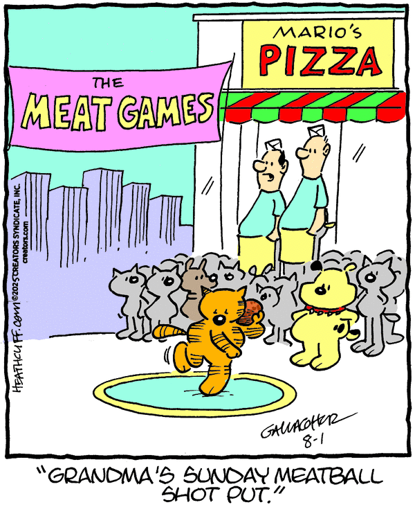 click or tap to zoom Heathcliff for 8/1/2025