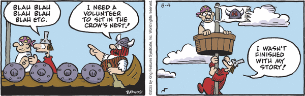 Hagar the Horrible for 8/4/2025