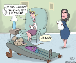 click or tap to zoom Tulsi Comes For Obama