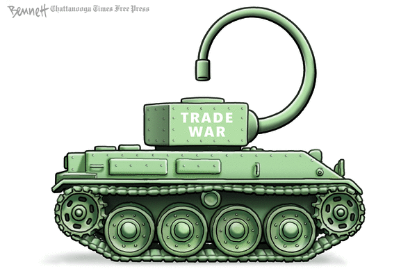 click or tap to zoom Clay Bennett for 8/1/2025