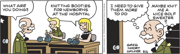 click or tap to zoom Beetle Bailey for 8/6/2025