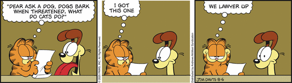 click or tap to zoom Garfield for 8/6/2025