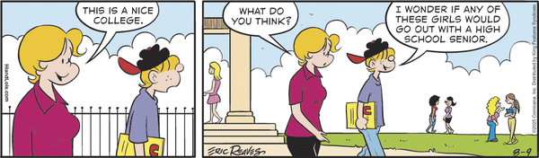 click or tap to zoom Hi and Lois 8/9/2025