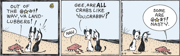 Mutts by Patrick McDonnell on Sat, 09 Aug 2025