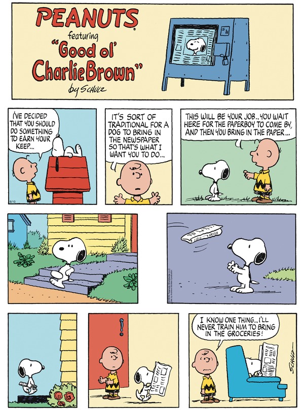 Peanuts for 8/10/2025