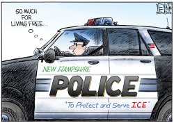 Police Protecting ICE