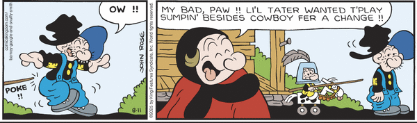 Barney Google And Snuffy Smith for 8/11/2025