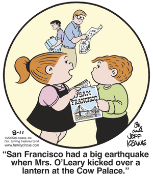 Family Circus for 8/11/2025