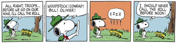 Peanuts for 8/11/2025