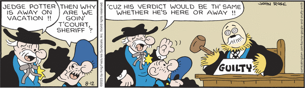 Barney Google And Snuffy Smith for 8/12/2025