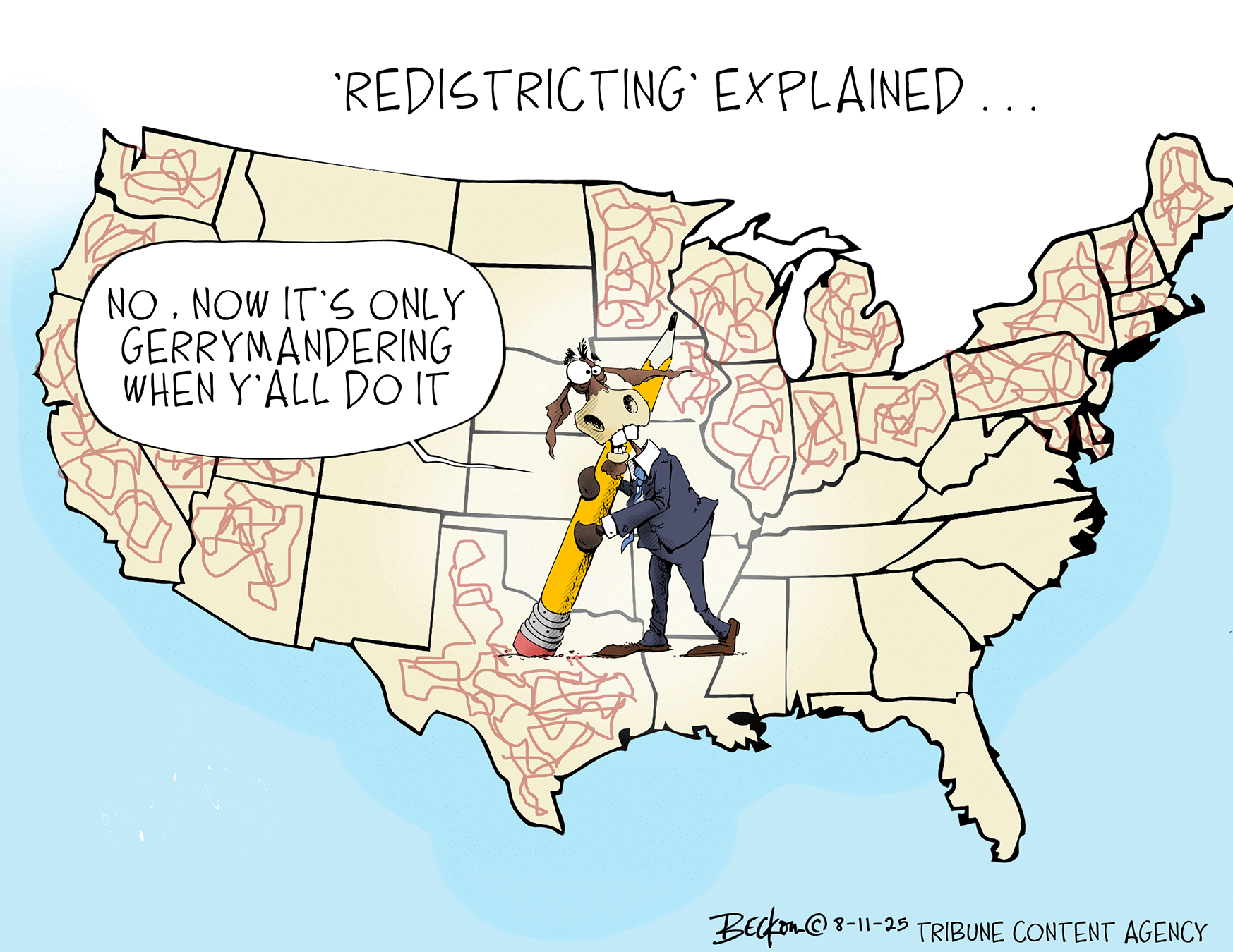 Mike Beckom 8/11/2025 | Mike Beckom | Comics | ArcaMax Publishing