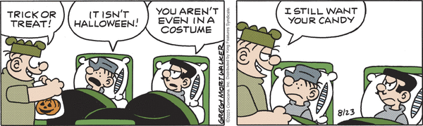 click or tap to zoom Beetle Bailey for 8/23/2025