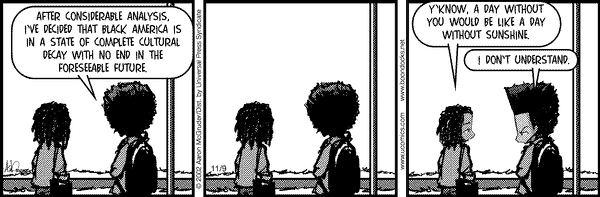click or tap to zoom Boondocks for 8/23/2025
