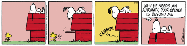 click or tap to zoom Peanuts for 8/23/2025