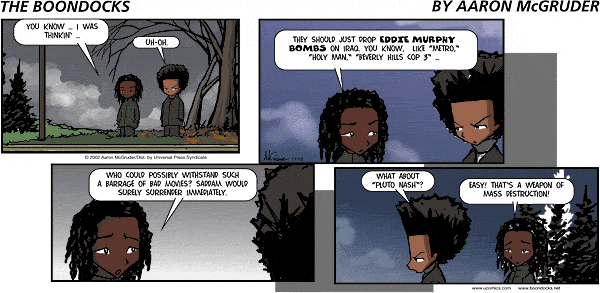 click or tap to zoom Boondocks for 8/24/2025