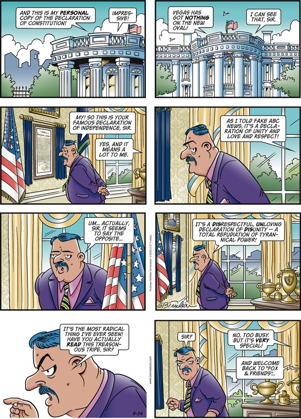 click or tap to zoom Doonesbury 8/24/2025