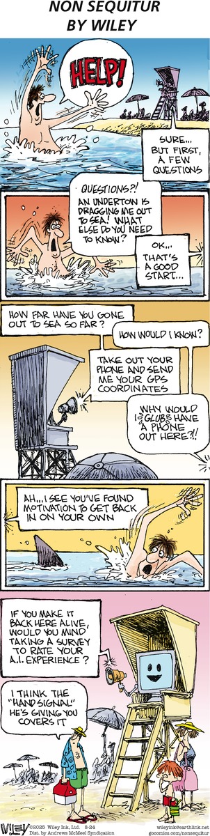 click or tap to zoom Non Sequitur 8/24/2025