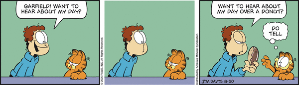 click or tap to zoom Garfield for 8/30/2025