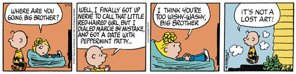 click or tap to zoom Peanuts for 8/30/2025