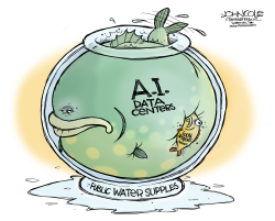 AI data centers consume too much water
