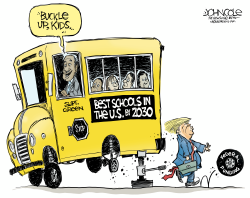 REVISED NC school achievement vs Trump cuts