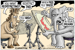 Dem and GOP Redistricting Wrangle