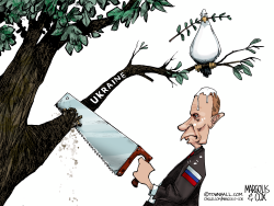 Putin Cutting Away at Peace