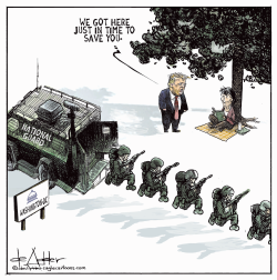click or tap to zoom Trump calls in National Guard to Washington, D.C.