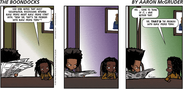 click or tap to zoom Boondocks for 8/31/2025