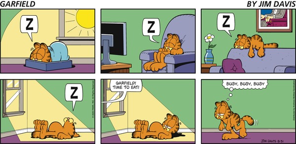 click or tap to zoom Garfield for 8/31/2025