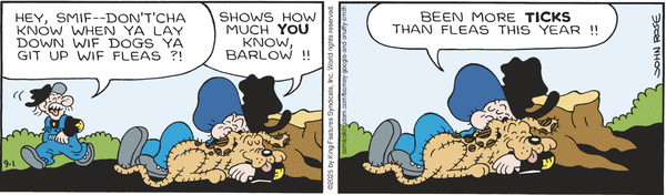 Barney Google And Snuffy Smith for 9/1/2025