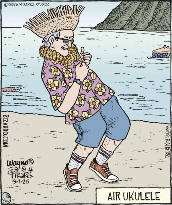 click or tap to zoom Bizarro for 9/1/2025