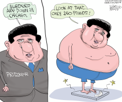 click or tap to zoom Pritzker Lies About Chicago Crime