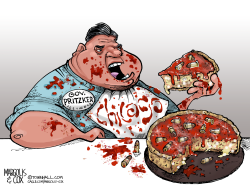 click or tap to zoom Pritzker and Chicago's Gun Crime Problem