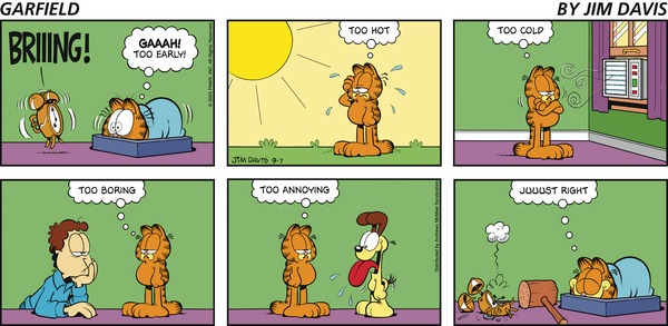 click or tap to zoom Garfield for 9/7/2025