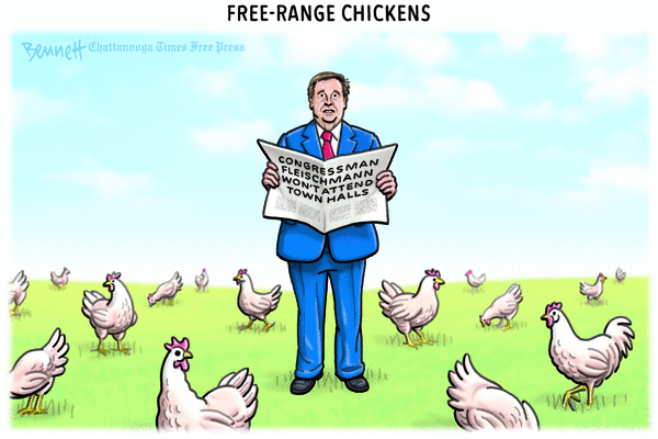 click or tap to zoom Clay Bennett for 9/3/2025