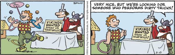Hagar the Horrible for 9/10/2025
