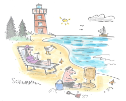 click or tap to zoom Day At The Beach