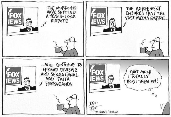 Joel Pett for 9/10/2025