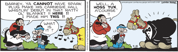 Barney Google And Snuffy Smith for 9/18/2025