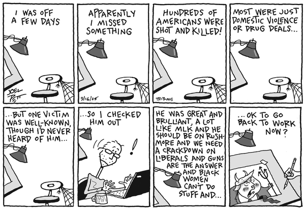 click or tap to zoom Joel Pett for 9/16/2025